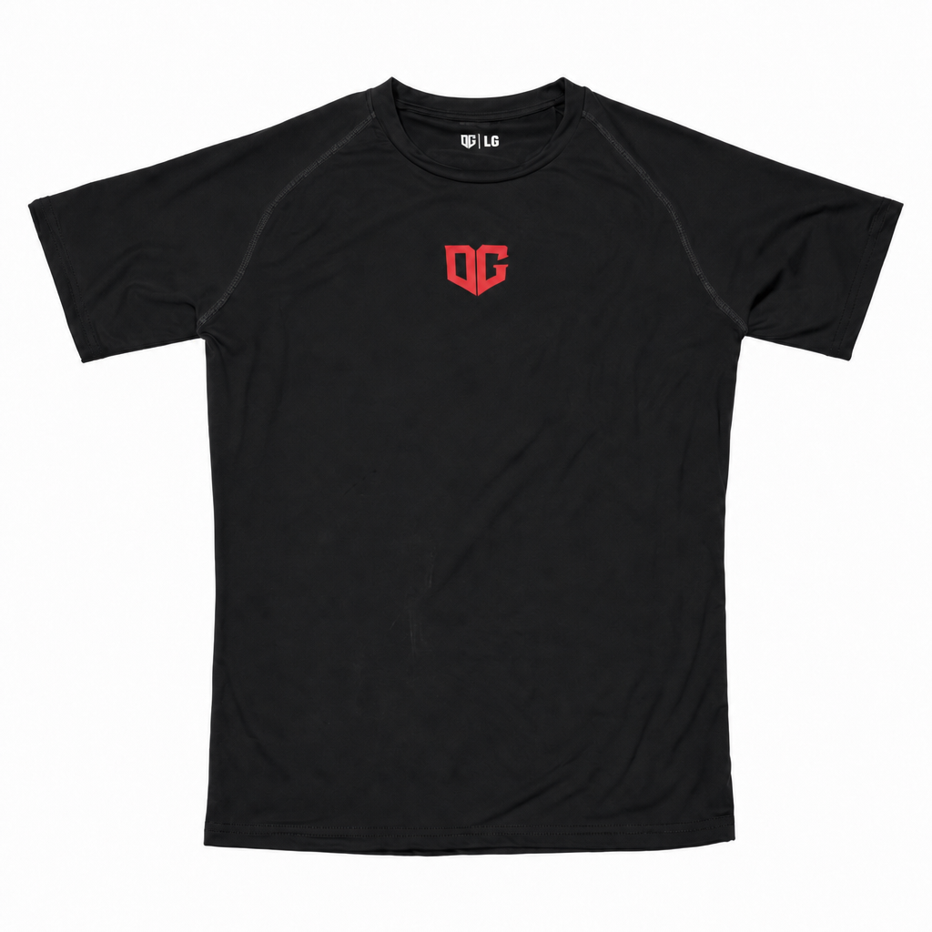 The Guardian shirt worn with the drop